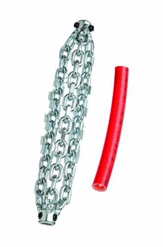 FlexShaft omieľač, 3-reťazový s karbidovými hrotmi pre potrubie 4˝ (100 mm) 