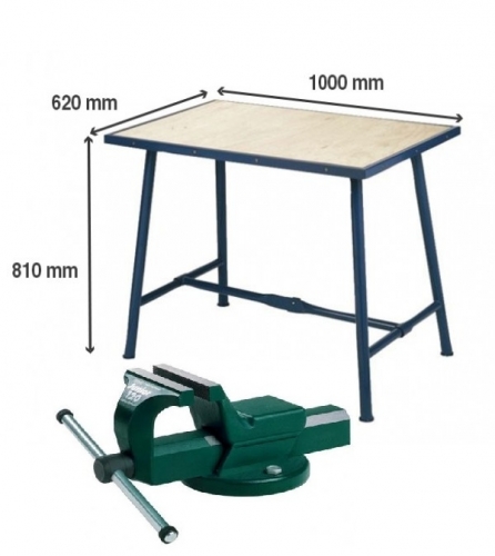 Montážny stôl Matador so zverákom 140mm