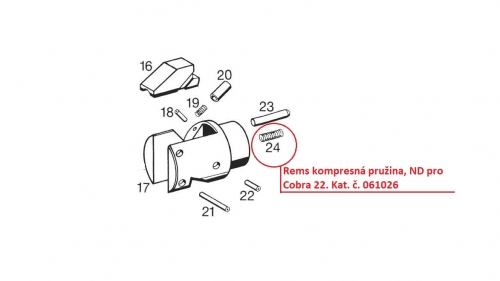 Rems kompresná pružina, ND pre Cobra 22