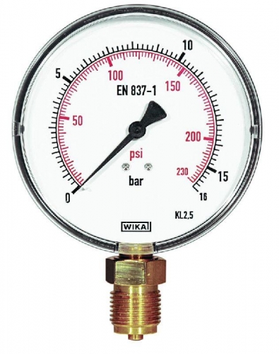 REMS Manometer s jemnou stupnicou,16bar