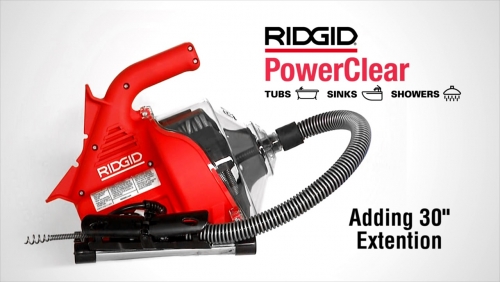 Ridgid PowerClear, Motorová odtoková čistička