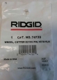 RIDGID rezné koliesko E-2155, PE, PPR, PVC