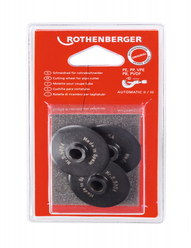 Rothenberger Rezné koliesko Plast do s.13mm, 3ks