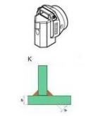 Zváracia pätka K-zvar 5/6 mm (a = 4.2 mm) 