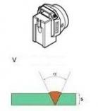 Zváracia pätka V-zvar 15mm a X-svar 30mm